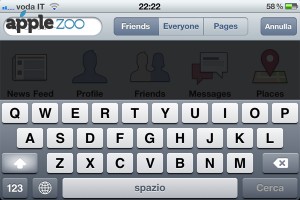 facebook iphone app recensione