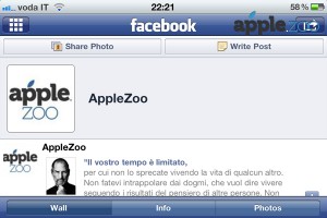 facebook iphone gruppi pagine