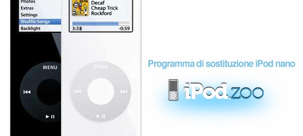 Sostituzione iPod nano