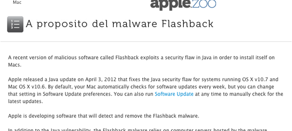 Mac senza Java? Apple rilascia l’antivirus dedicato
